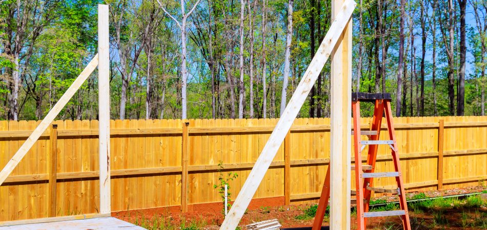 cedar privacy fence installation